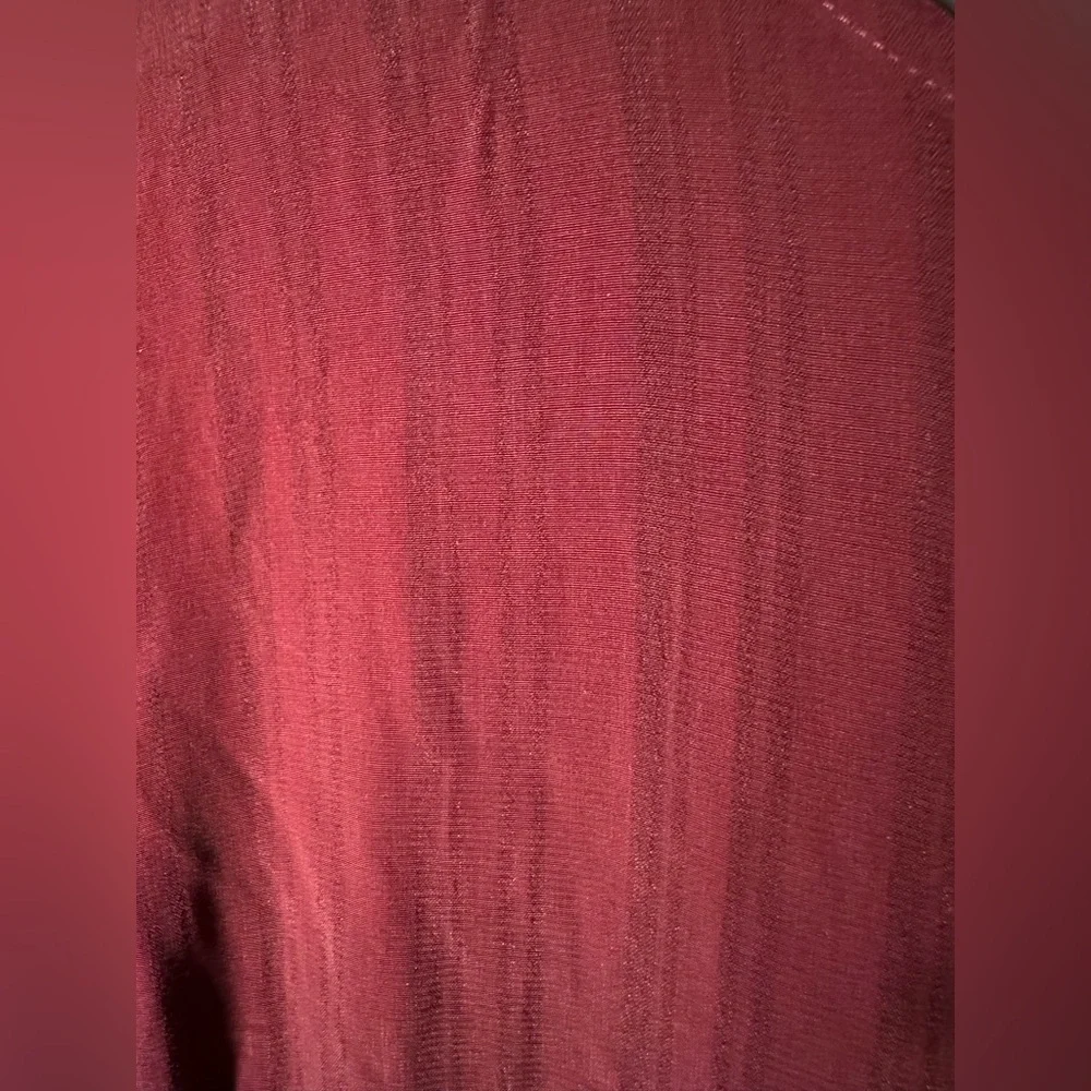 Elegant Red Women's Dress - Picture 3 of 5